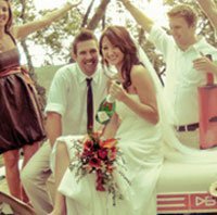 Jes Foord celebrates her marriage