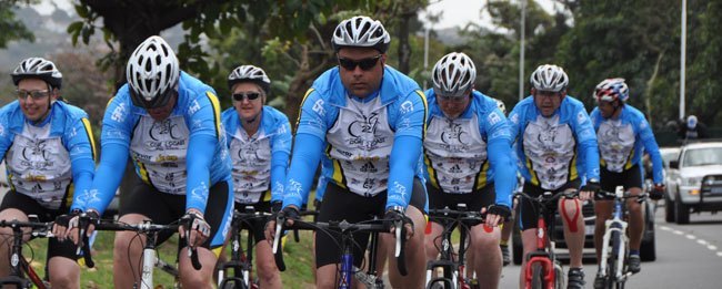 Riding in aid of the Connor Bell Sports Trust
