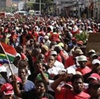South African workers are striking for an 18% wage increase