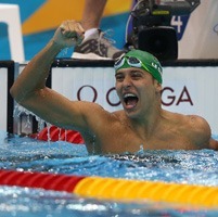 Olympic swimmers delight