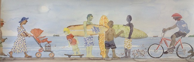 Durban Beachfront by Bruce Backhouse
