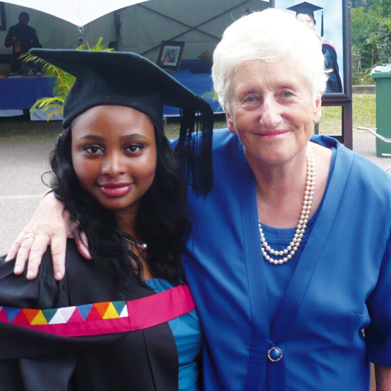 Precious Ngcobo graduated as social worker
