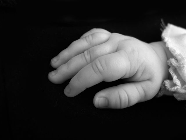 A baby's hand