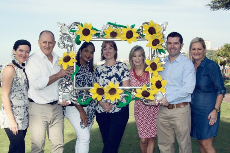 Sunflower Fund Golf Day, Stephanie Berry, Andrew Church, Allison Ekstrand, Heather Sudding, Sam Daykin, Marco & Sarah Araujo