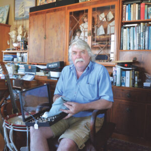 Denzil in his study