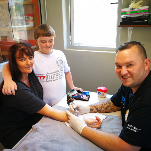 #luckyfewtattoo: Support Down Syndrome Awareness
