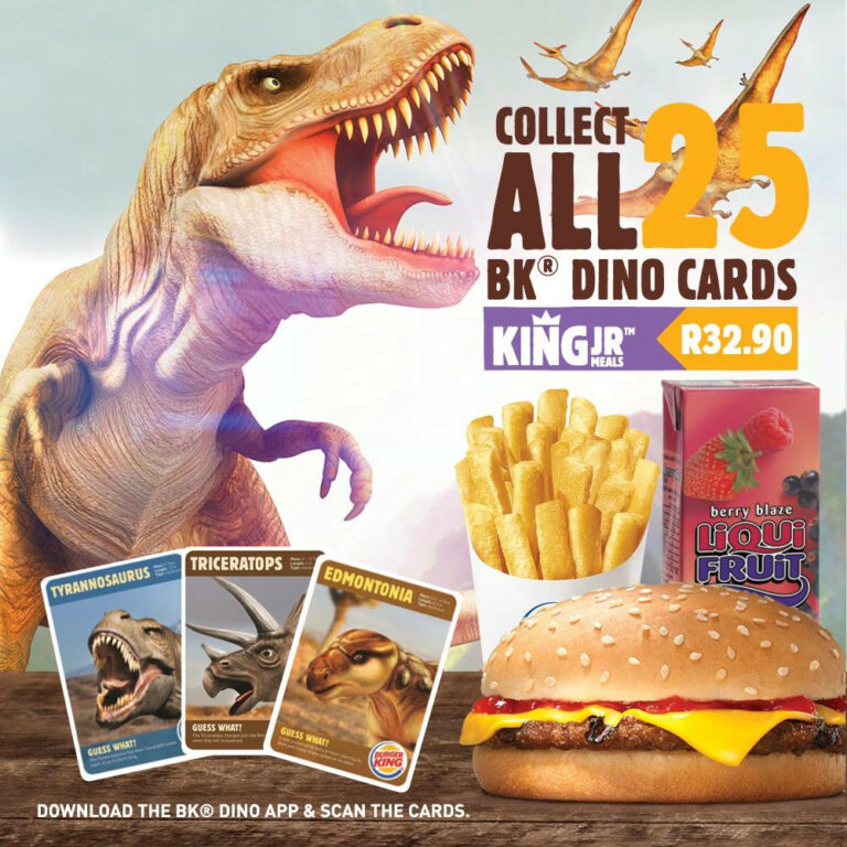 The New BK® Dino Cards: AR Technology Brings Dinosaurs to Life