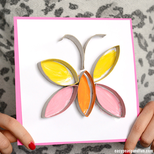 Butterfly Toilet Paper Roll Craft