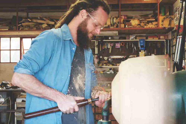 Turning wood into art