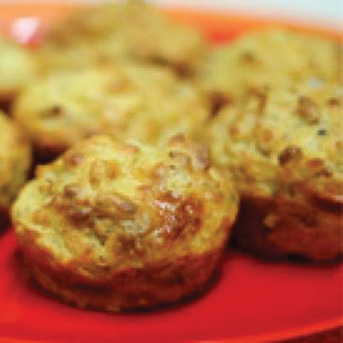 Savoury Lunch Box Snack: Bacon and Potato Muffins