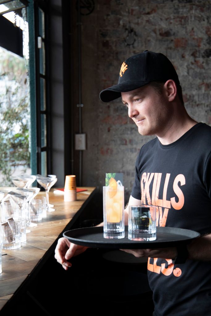 The owner of the Lucky Shaker cocktail bars, Michael.
