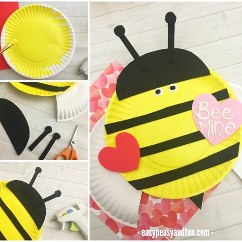 Bee Mine Valentine’s Day Craft