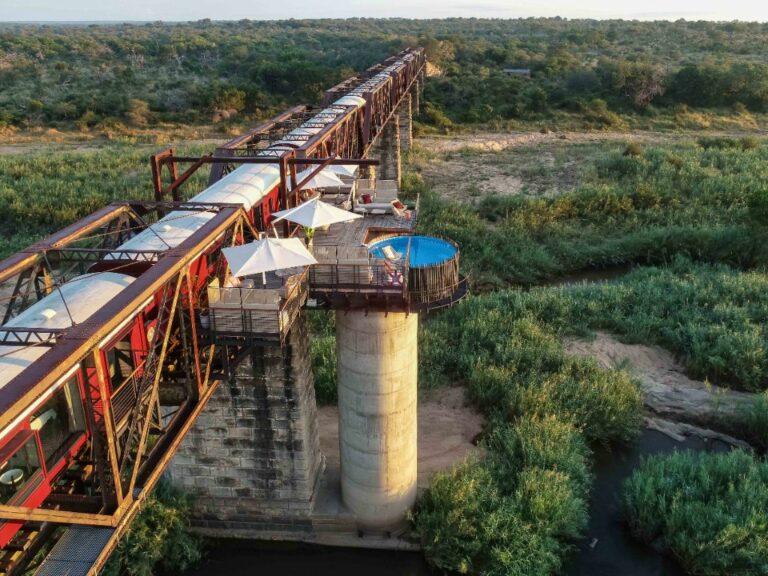 The Kruger Shalati Train on the Bridge