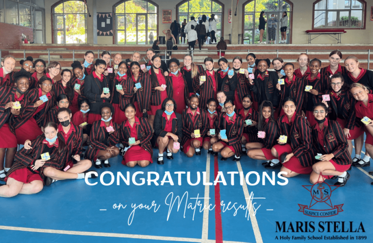 Congratulations to the Maris Stella Matrics Maris Stella Matrics